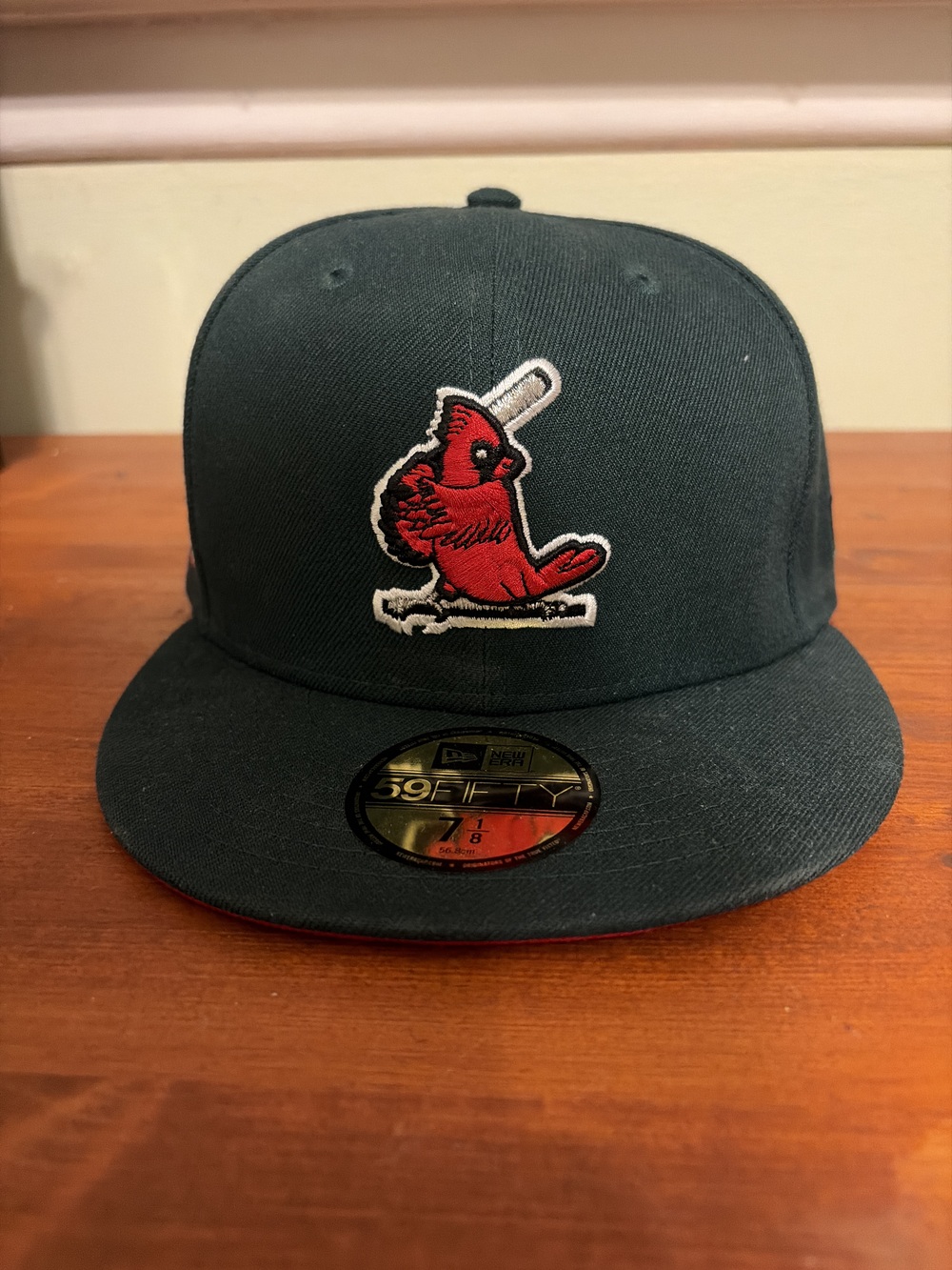New Era St. Louis Cardinals Green Eggs & Ham Baseball Cap Size 7 1/8